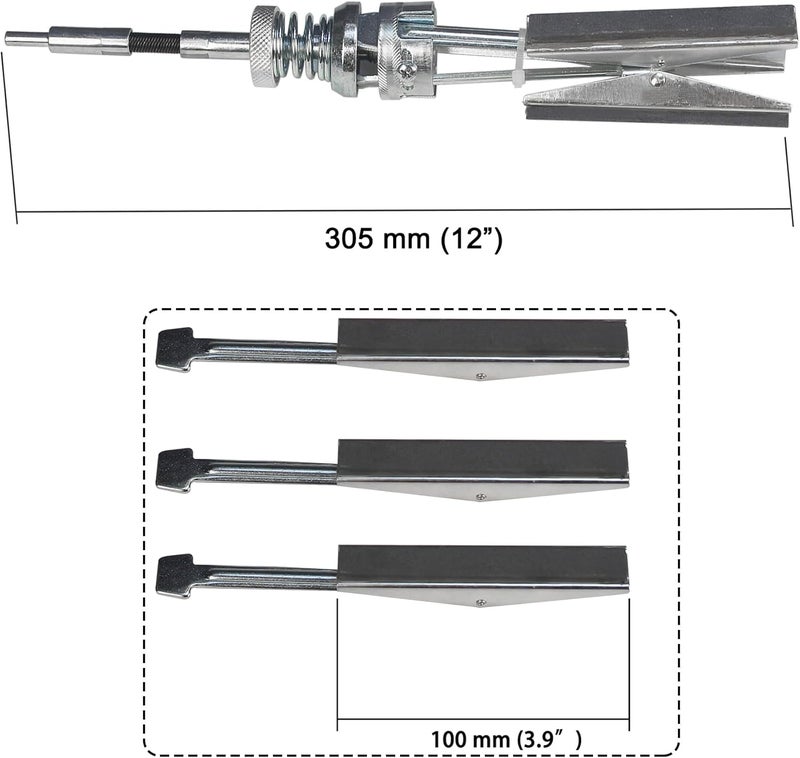UTMALL Engine Cylinder Hone Deglazer 2 inches to 6-1/2 inches Adjustable 4 inches Long Blade with100 220 400 Grit Stones Piston Cylinder Hone with black case - Image 3